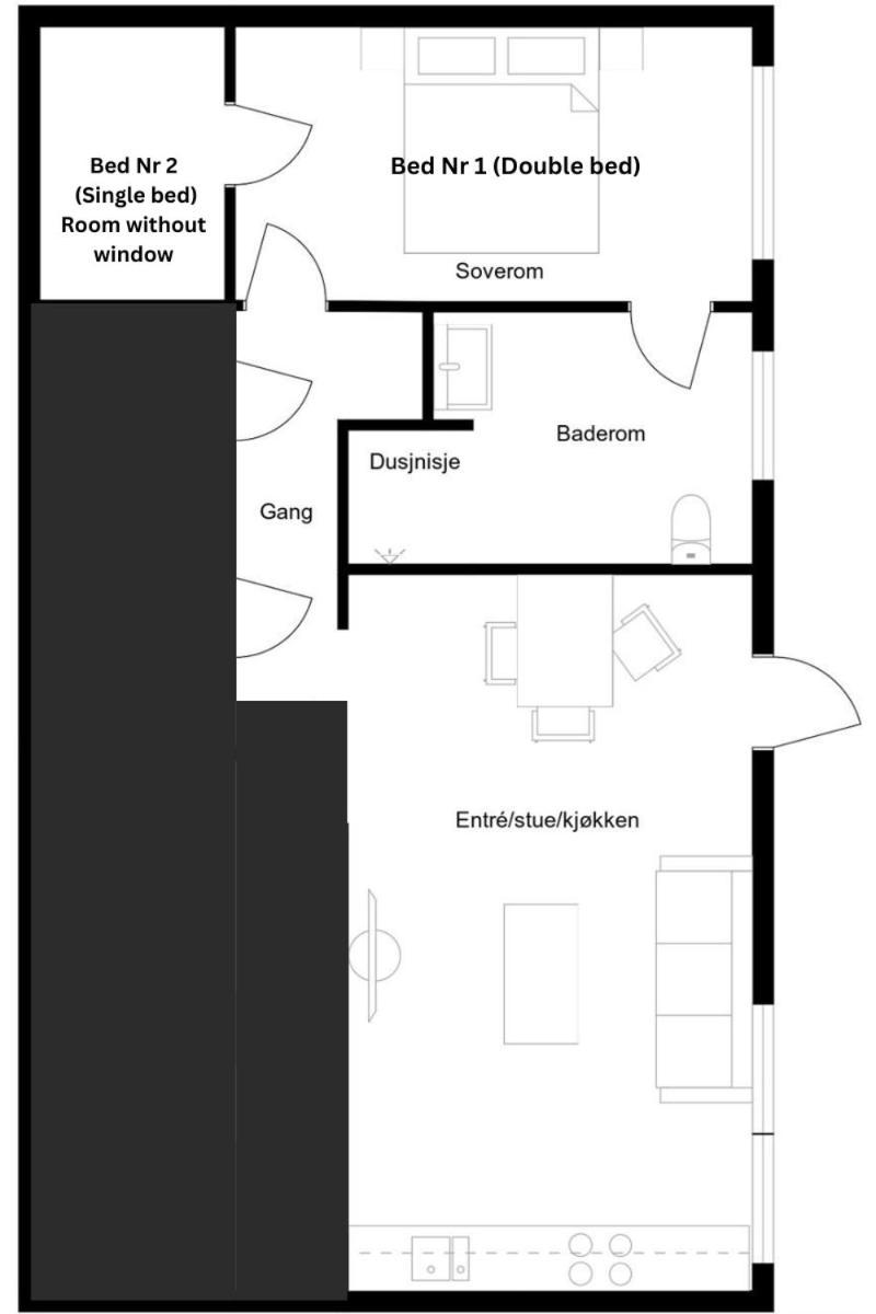Apartment In Lillestrom With Free Parking And Great View, Sleep 3 People Kültér fotó